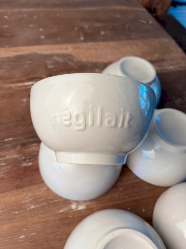 6 bols Régilait en faïence
