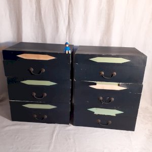 6 cartons anciens de cartonnier, archives, classeurs de notaire ref973