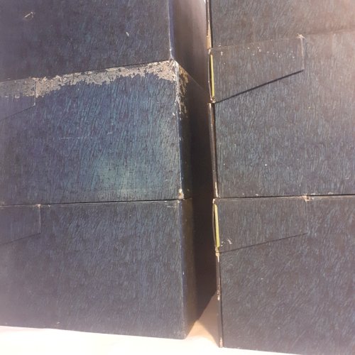 6 cartons anciens de cartonnier, archives, classeurs de notaire ref973