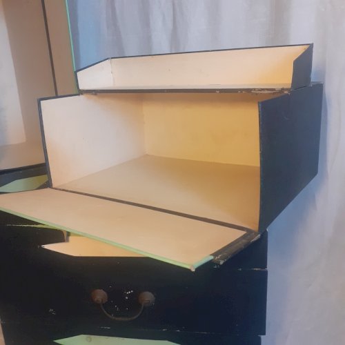 6 cartons anciens de cartonnier, archives, classeurs de notaire ref973