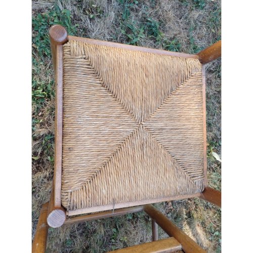 6 Chaises de Cuisine Bois , Paillées