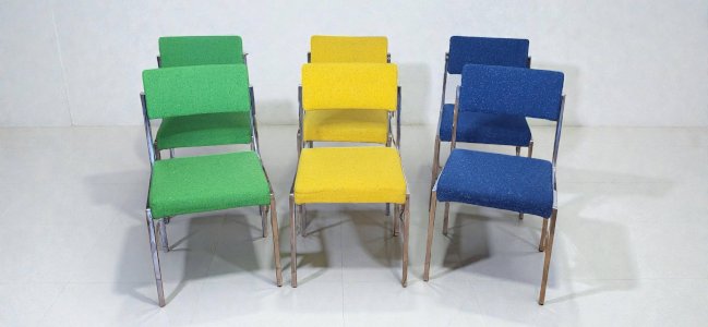 6 Strafor chairs 1970