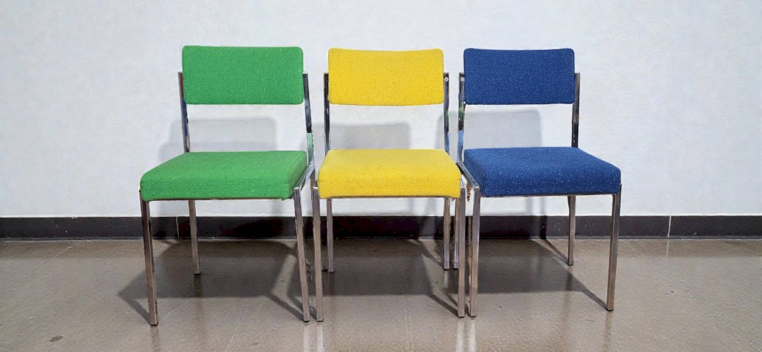 6 chaises Strafor 1970