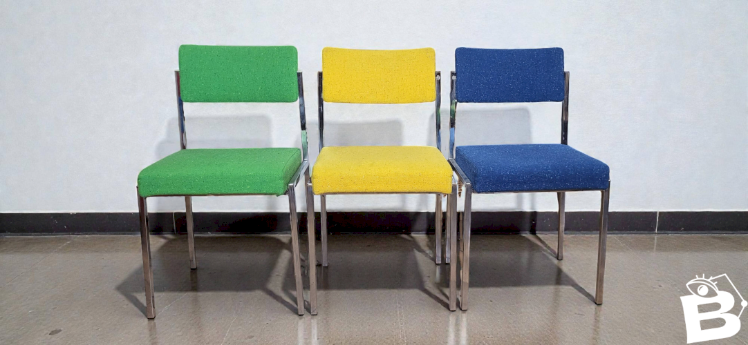 6 chaises Strafor 1970