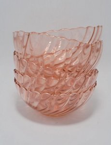 6 Rosaline bowls Arcoroc