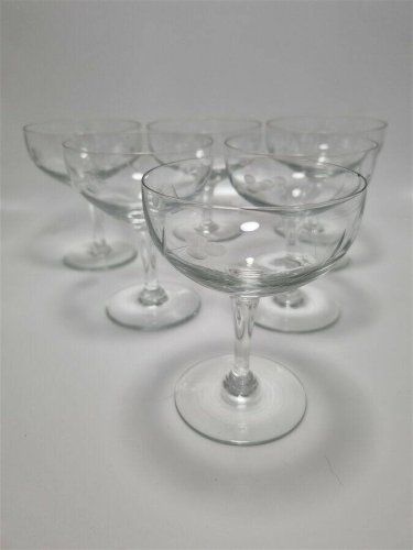 6 coupes à champagne