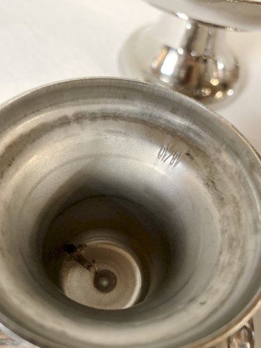 6 coupes à glace / dessert en inox