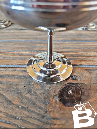 6 coupes à glaces vintage en inox Letang Remy