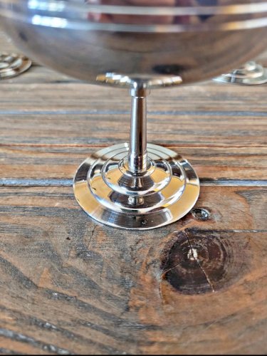 6 coupes à glaces vintage en inox Letang Remy