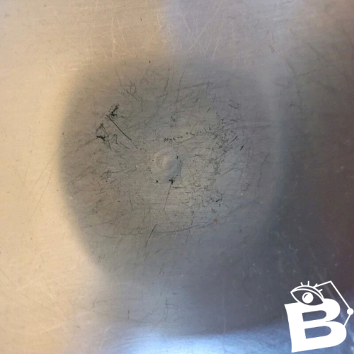 6 Coupes glaces dessert inox vintage année 70-80, forme ronde