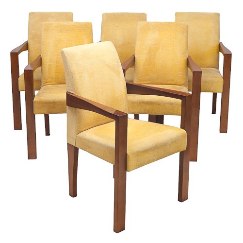 6 fauteuils bridge par Hugues Chevalier 