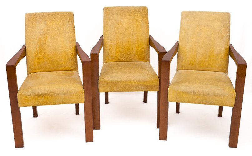 6 fauteuils bridge par Hugues Chevalier 