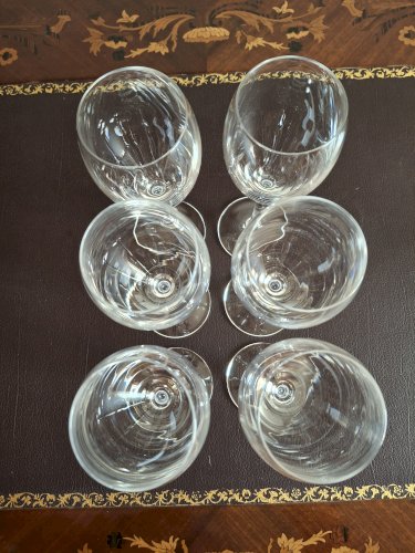 6 flutes à champagne en cristal d'Arques 25 cl