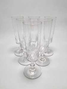 6 flûtes à champagne