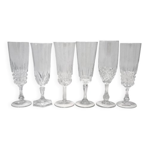 6 flûtes à champagne