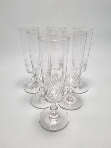 6 flûtes à champagne