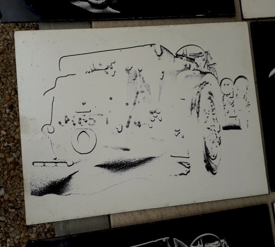 6 photographies en noir et blanc