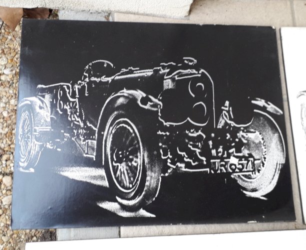 6 photographies en noir et blanc