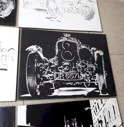 6 photographies en noir et blanc