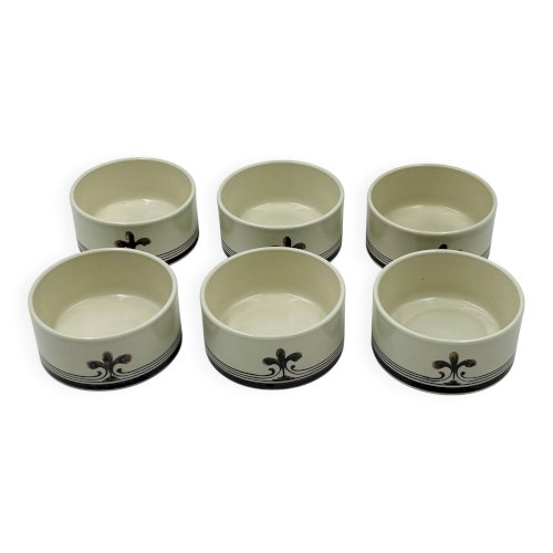 6 Ramequins Rosenthal studio-line Siena par Richard Scharrer 1970