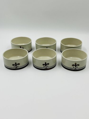 6 Ramequins Rosenthal studio-line Siena par Richard Scharrer 1970