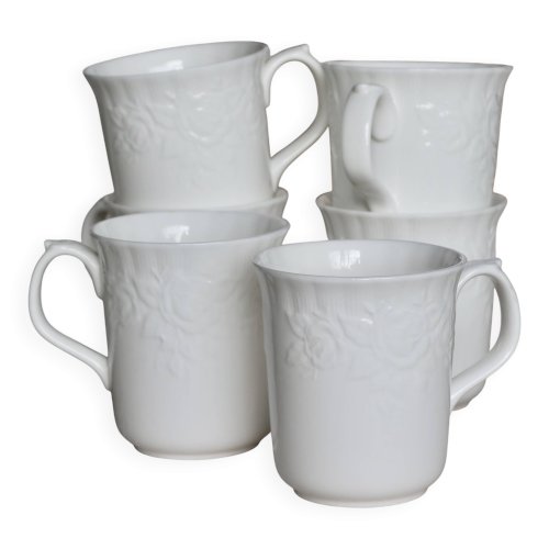 6 tasses à thé vintage Royal Albert Old Country Roses