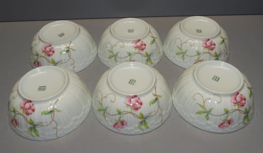 -6 TASSES PETIS BOLS PORCELAINE de LIMOGES COLLECTION VITRINE déco TABLE   D