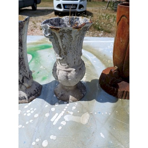 6 Vases en Fonte 1900 : Charleville - Mézières