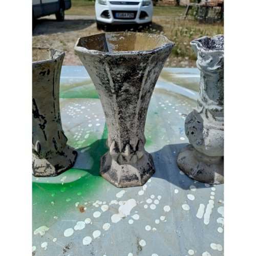 6 Vases en Fonte 1900 : Charleville - Mézières