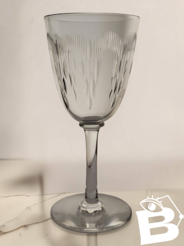 6 verres à eau / vin en cristal de Baccarat modèle Molière