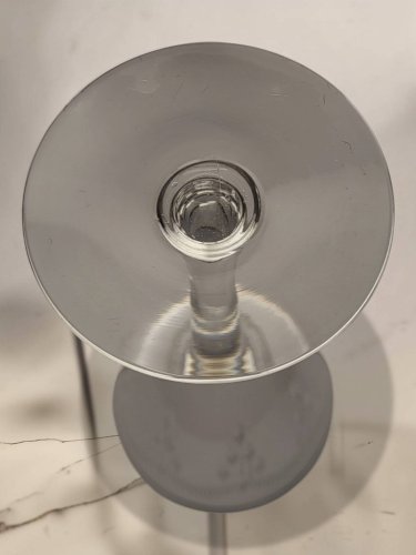 6 verres à eau / vin en cristal de Baccarat modèle Molière