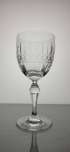6 verres à eau / vin en cristal signés