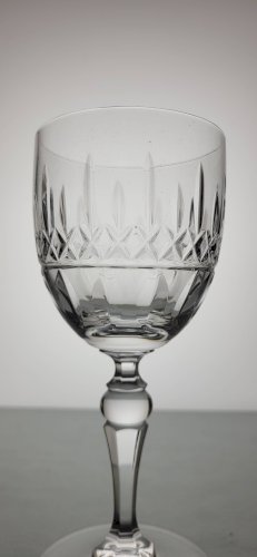 6 verres à eau / vin en cristal signés