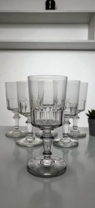6 Water / Wine glasses Mirabeau model