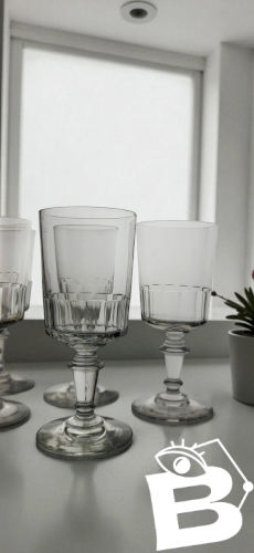 6 Verres à eau / vin modèle Mirabeau