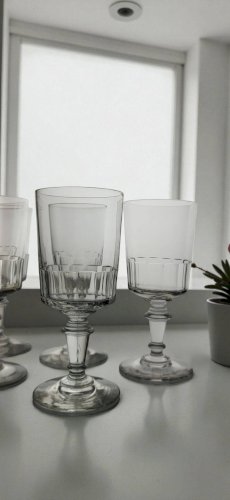 6 Verres à eau / vin modèle Mirabeau