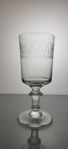 6 verres à eau / vin, XIXème
