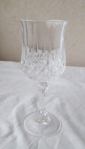 6 verres à pied cristal