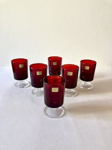 6 verres à pied Luminarc, modèle Suède n°2, boîte d'origine