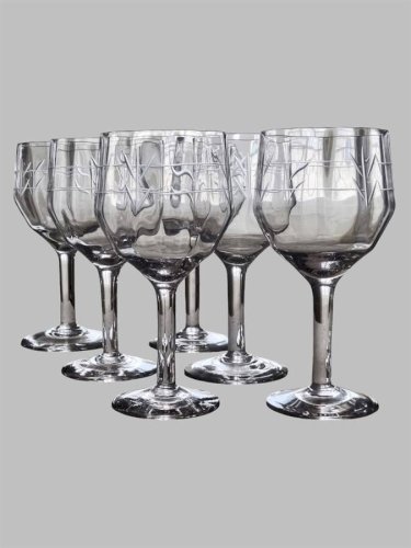 6 verres à pied