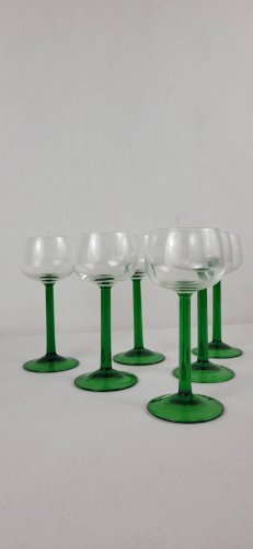 6 verres à vin dAlsace, 1970