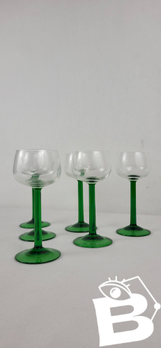 6 verres à vin dAlsace, 1970