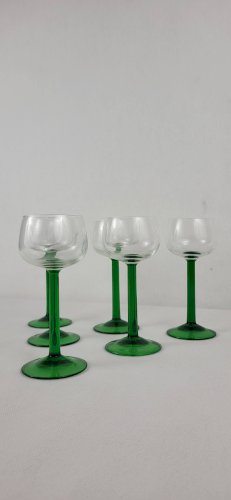 6 verres à vin dAlsace, 1970