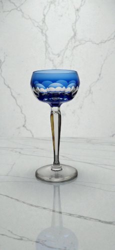 6 Verres à Vin Val Saint Lambert, 1960s