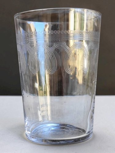 6 verres, gobelets à eau