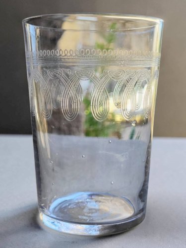 6 verres, gobelets à eau