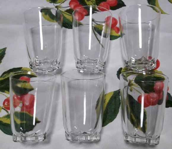6 verres vintages