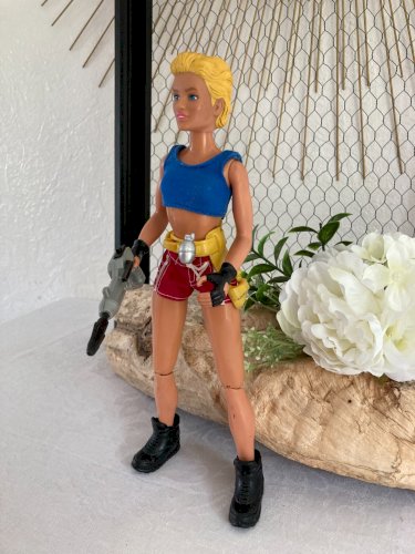 625⚜️ Action Man Figurine Nathalie Année 1996 Hasbro Hauteur 29 Cm