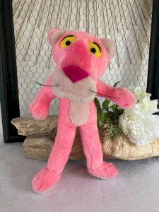 625⚜️ Vintage Plush Toy The Pink Panther 1989 Height 28 Cm