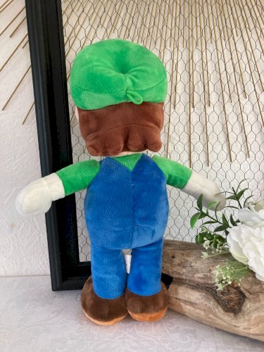 625⚜️ Peluche Doudou Luigi Super Mario Nintendo Hauteur 38 Cm